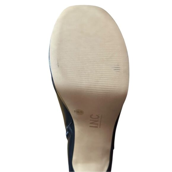 INC Women’s size 9.5 Alize comfort round toe  black boot 1-1.5 platform 5 heel - Picture 10 of 13